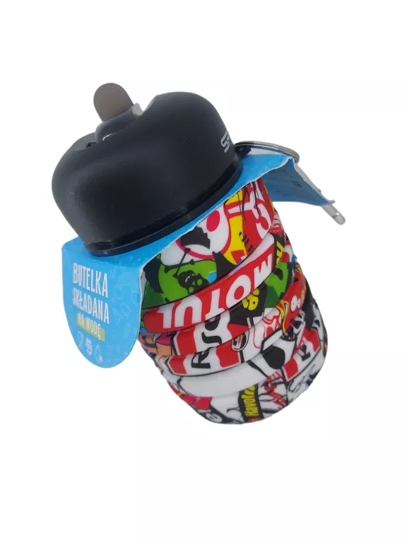 BIDON BUTELKA SKŁADANA 500ML BEZ BPA SPORTY MOTOR
