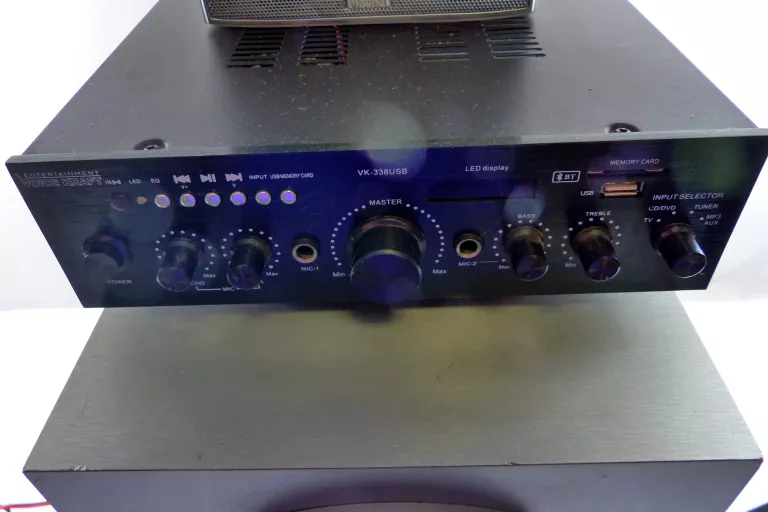 WZMACNIACZ VOICE KRAFT VK-338USB MAGNAT TOPAS 5.1A