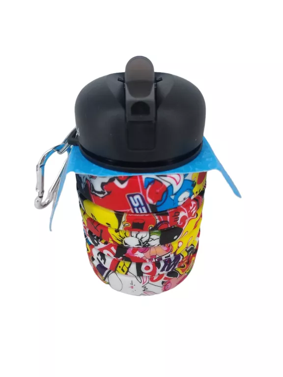 BIDON BUTELKA SKŁADANA 500ML BEZ BPA SPORTY MOTOR
