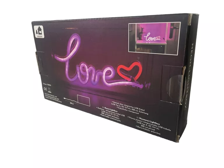 NEON LED USB PREZENT LAMPKA LED W SZKLE