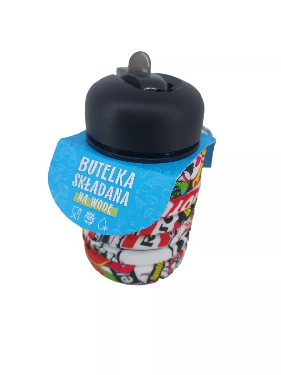 BIDON BUTELKA SKŁADANA 500ML BEZ BPA SPORTY MOTOR