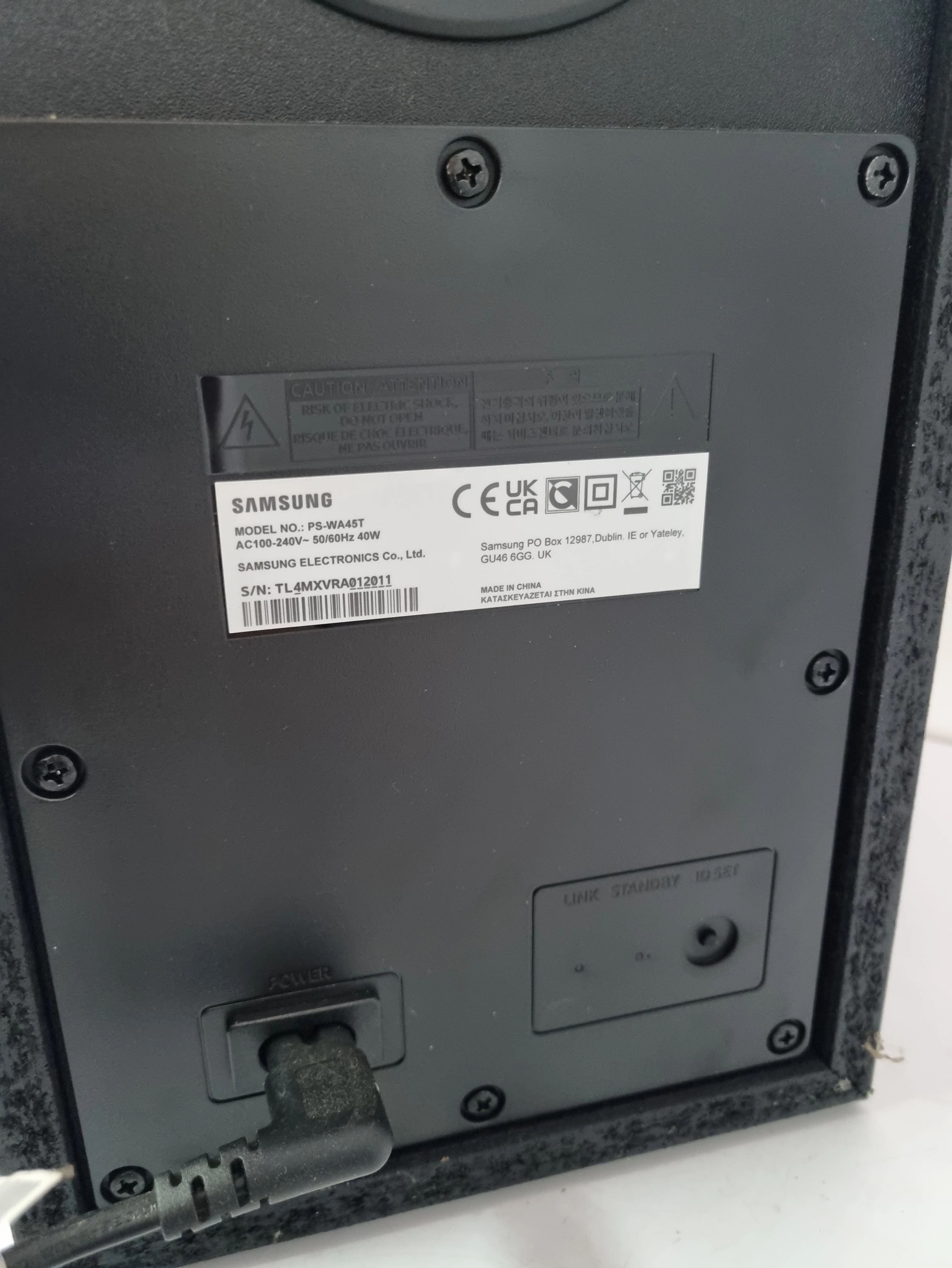 soundbar-samsung-ps-wa45t-marka-samsung