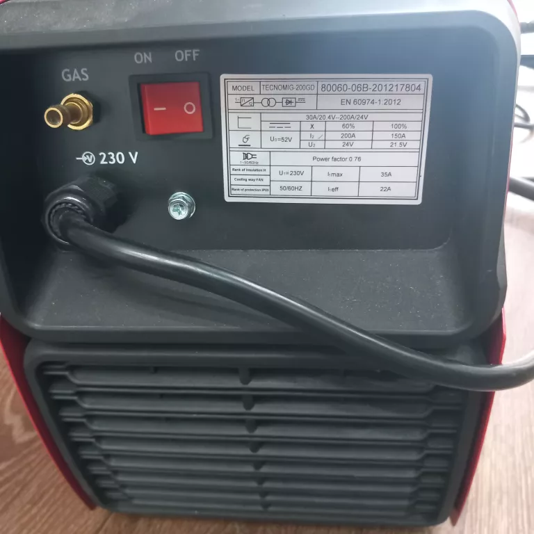 SPAWARKA IDEAL TECNOMIG 200GD SYNERGIC*OPIS*