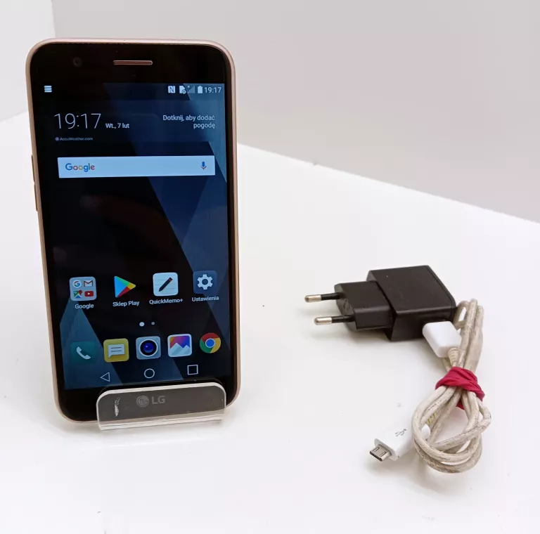TELEFON LG K10 2017 USB , ŁADOWRKA OPIS