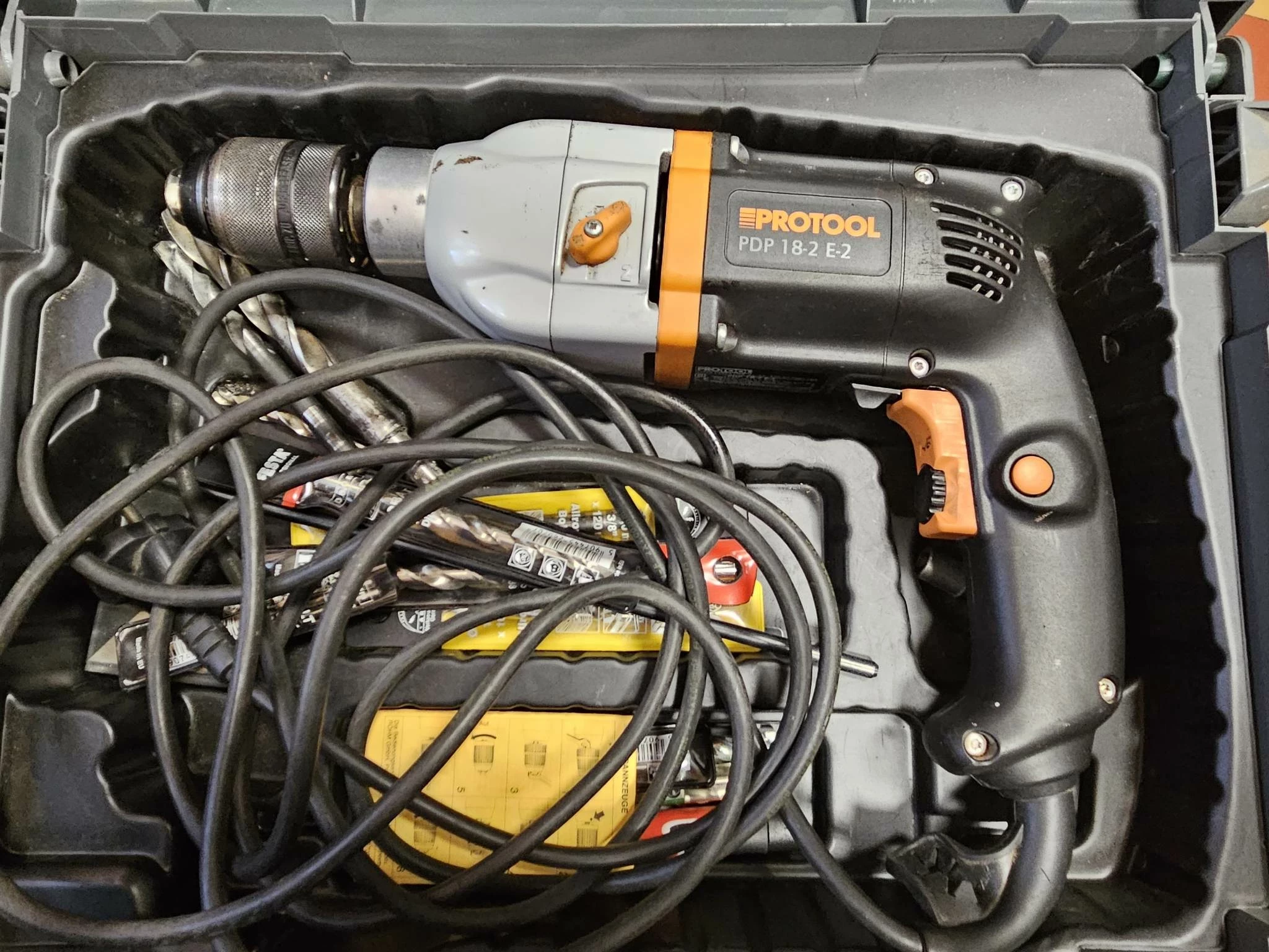 wiertarka-wkretarka-protool-pdp-18-2-e-1-stan-uzywany