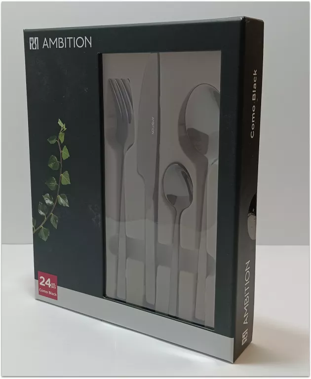 ZESTAW SZTUĆCÓW AMBITION 24 SZTUKI COMO BLACK