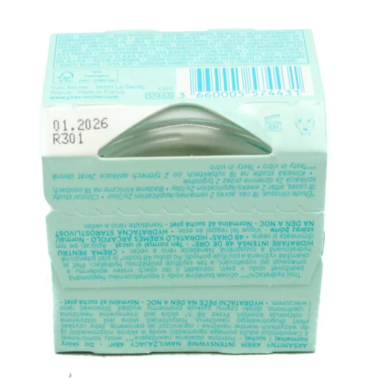 KREM INTENSYWNIE NAWILŻAJĄCY 48H YVES ROCHER 50 ML