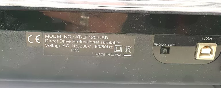 GRAMOFON AUDIO-TECHNICA AT-LP120USB INSTRUKCJE