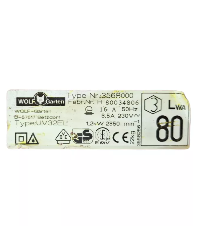 WERTYKULATOR ELEKTRYCZNY WOLFGARTEN 1200W