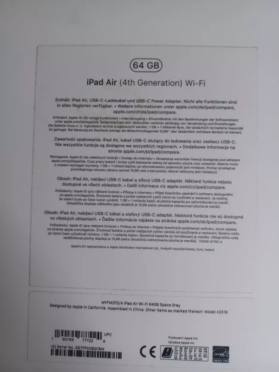 TABLET IPAD AIR 4 EXTRA STAN/ SUPER CENA!!!