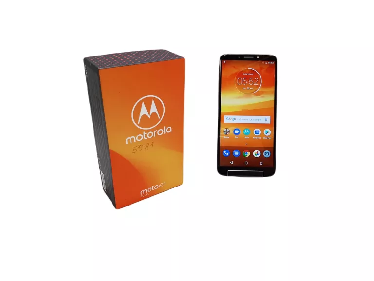 TELEFON MOTOROLA E5 PLUS XT1924-1 2/16 GB CZARNY USZKODZONY