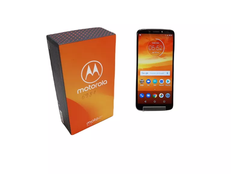 TELEFON MOTOROLA E5 PLUS XT1924-1 2/16 GB CZARNY USZKODZONY