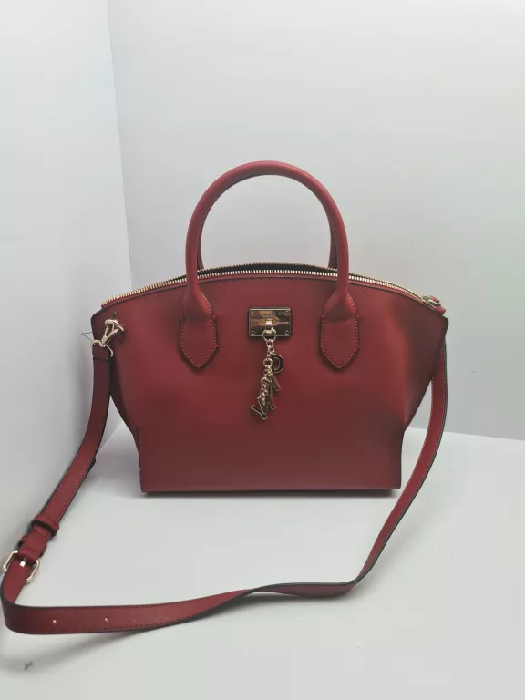 TOREBKA DKNY CZERWONA TWORZYWO