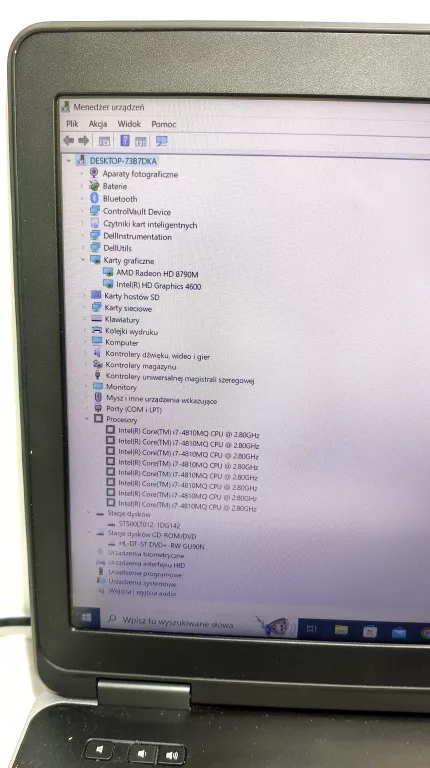 LAPTOP DELL LATITUDE E6540 I7 WIN10 PRO 8GB/500GB