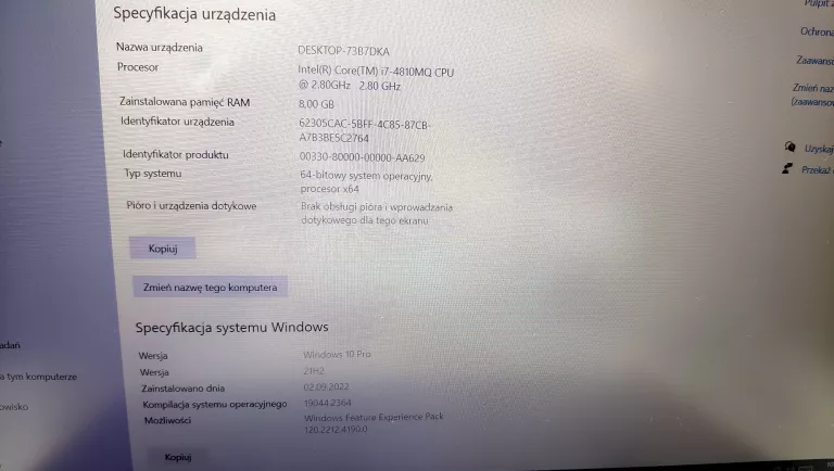 LAPTOP DELL LATITUDE E6540 I7 WIN10 PRO 8GB/500GB