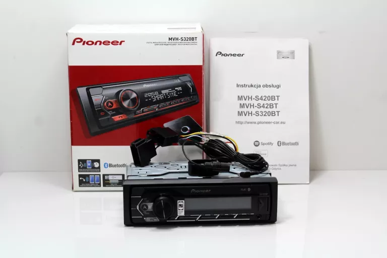 RADIO SAMOCHODOWE PIONEER MVH-S320BT 1-DIN 4X50 W