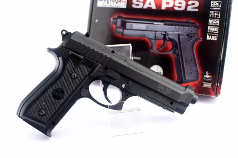 BERETTA SA P92 SWISS ARMS WIATRÓWKA 4.5 MM ZESTAW