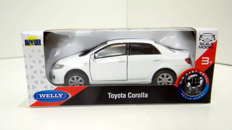 WELLY TOYOTA COROLLA BIAŁA