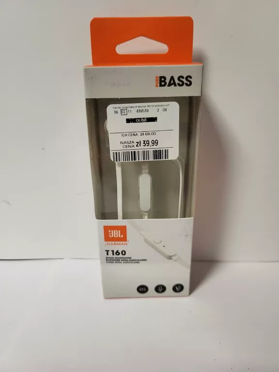 SŁUCHAWKI JBL T160