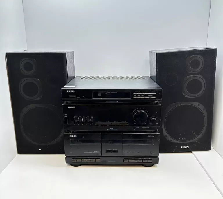 WIEŻA PHILIPS AS501 + KOLUMNY (BRAK PILOTA)
