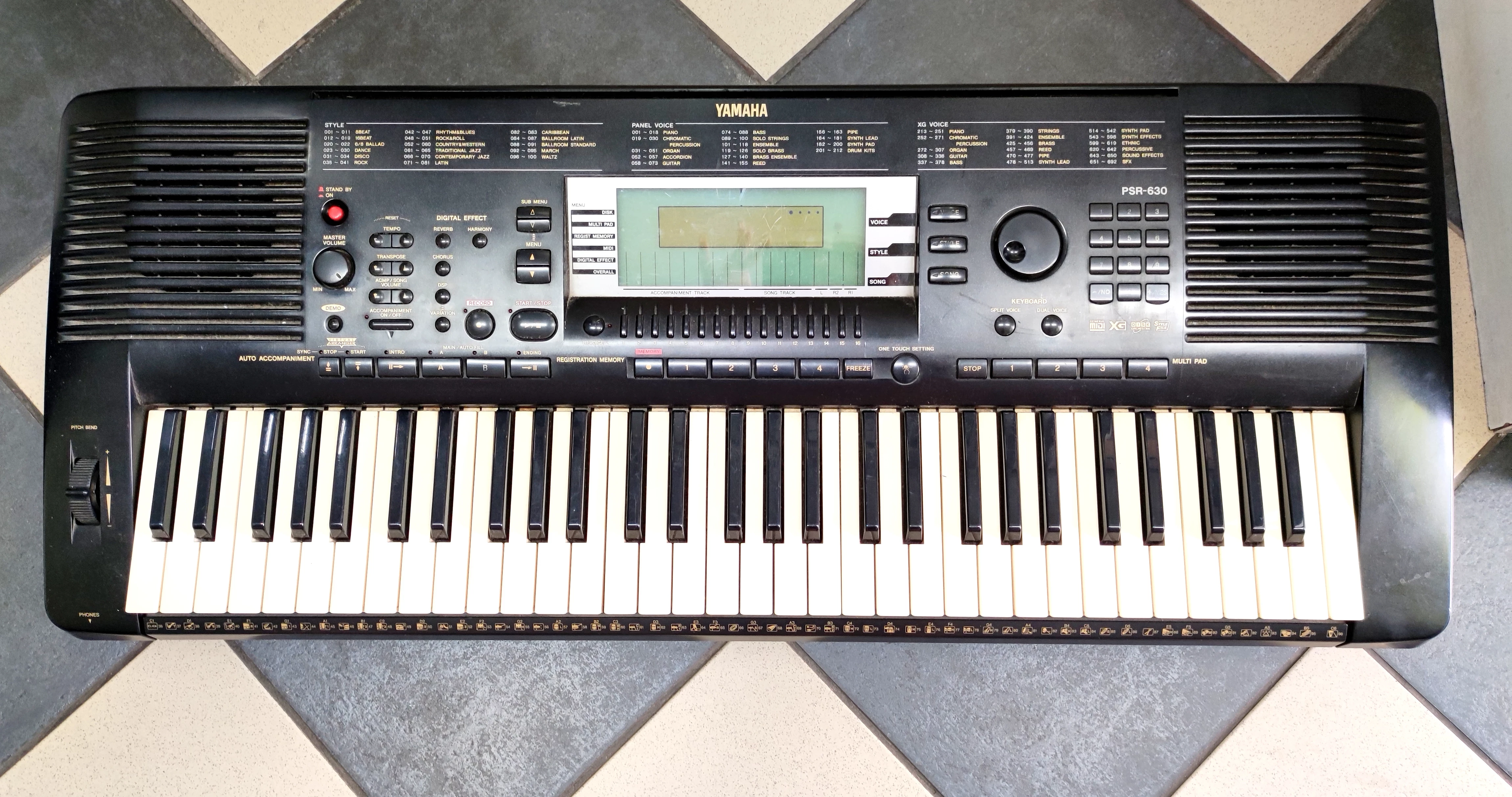 keyboard-yamaha-psr-630-pokrowiec-ean-gtin-4957812579100