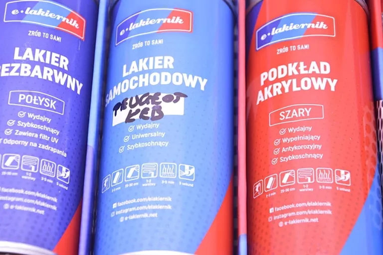 E-LAKIERNIK ZESTAW NAPRAWCZY - LAKIER SAMOCHODOWY