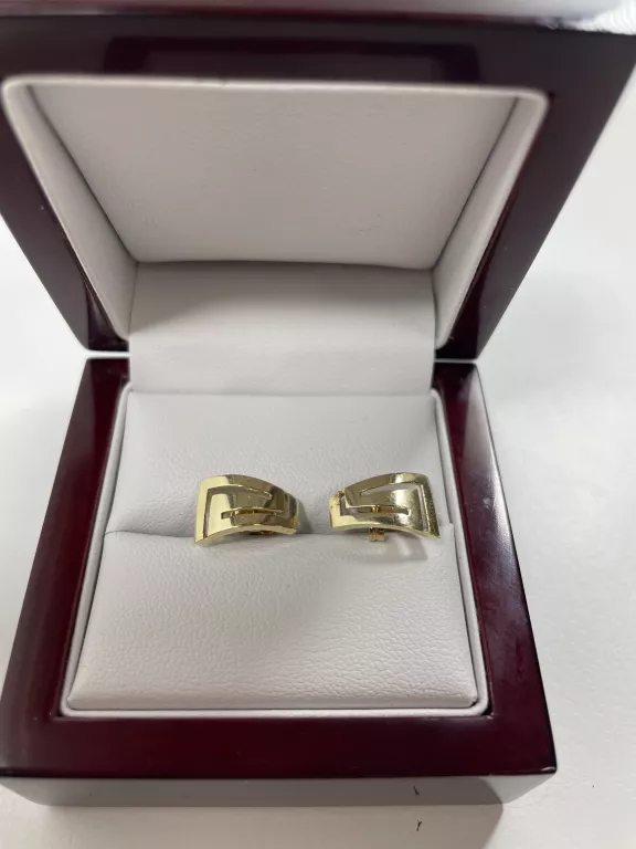 ZŁOTE KOLCZYKI SZTYFT PRÓBA 585 14K 1,90 GR