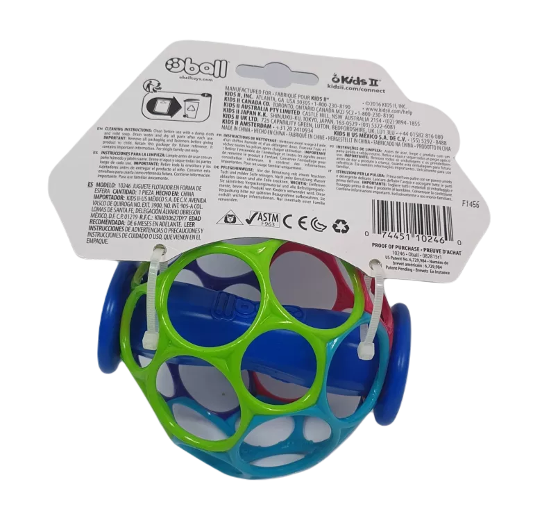 PIŁKA KĄPIELOWA ZABAWKA O-FLOAT OBALL 10246