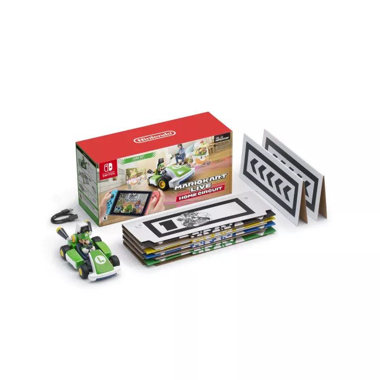 MARIO KART LIVE HOME CIRCUIT SWITCH ZESTAW LUIGI