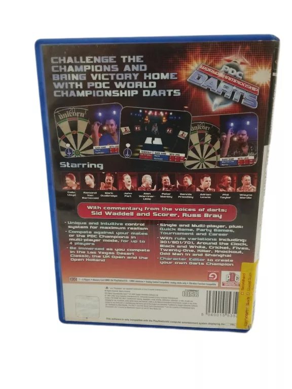 GRA PDC WORLD CHAMPIONSHIP DARTS PLAYSTATION 2 PS2