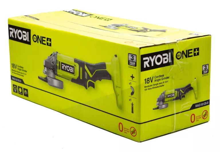 SZLIFIERKA KĄTOWA RYOBI ONE+ RAG18125-0 18V 125MM