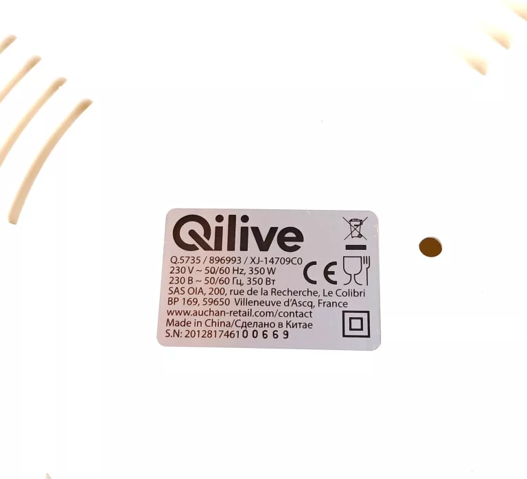 SUSZARKA DO GRZYBÓW, WARZYW I OWOCÓW QILIVE Q.573