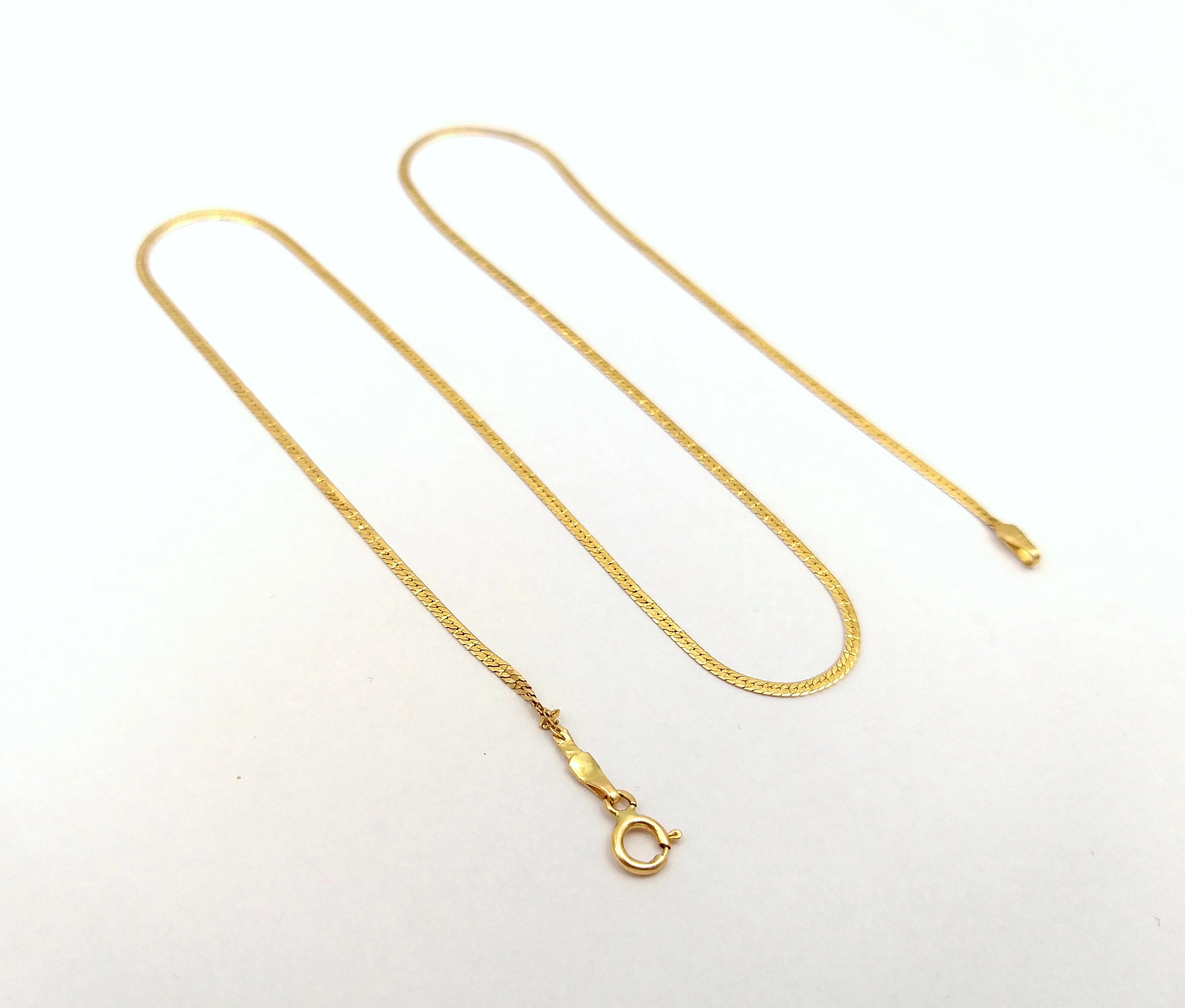 zloty-lancuszek-wezyk-585-233g-46-cm-stan-uzywany