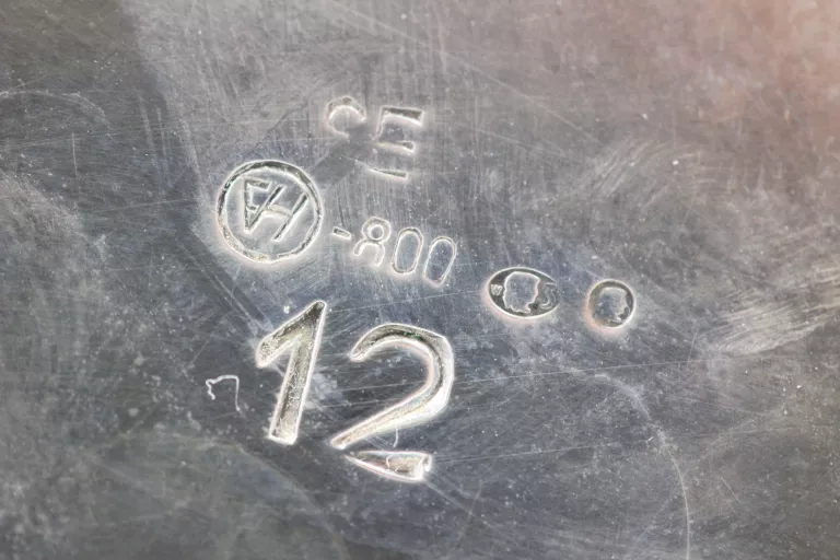 SREBRNA CUKIERNICA 586,7G PRÓBA 800