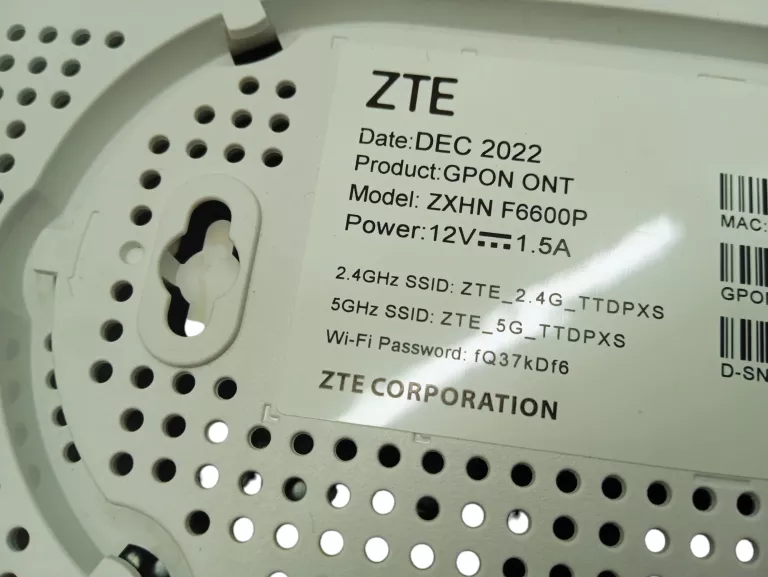 ROUTER ZTE ZXHN F6600P