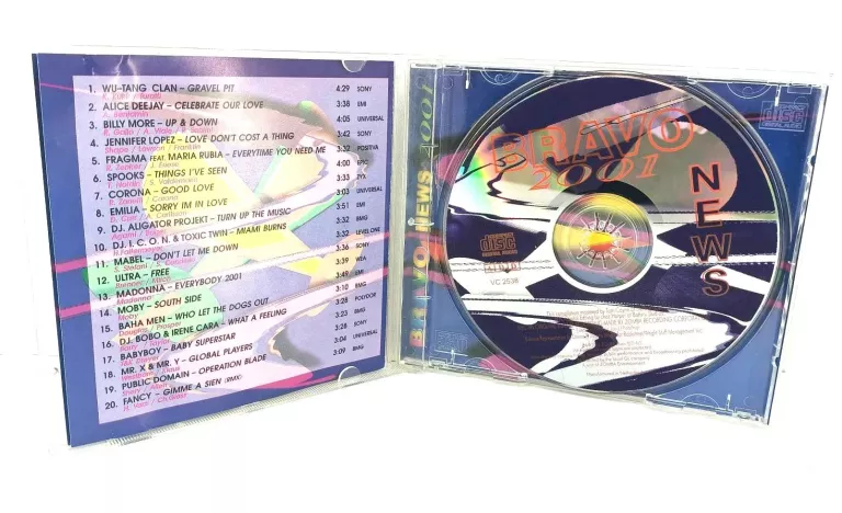 PŁYTA CD BRAVO NEWS 2001