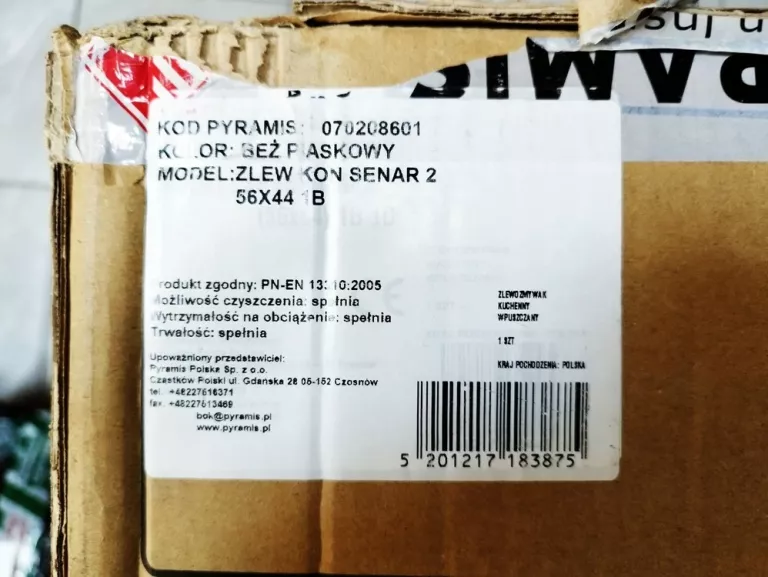 ZLEWOZMYWAK PYRAMIS SENAR 2 KOMPLET
