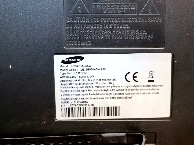 TELEWIZOR SAMSUNG LE32B550A5W