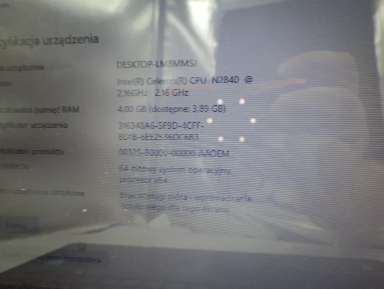 LAPTOP ASUS R515M + ŁAD