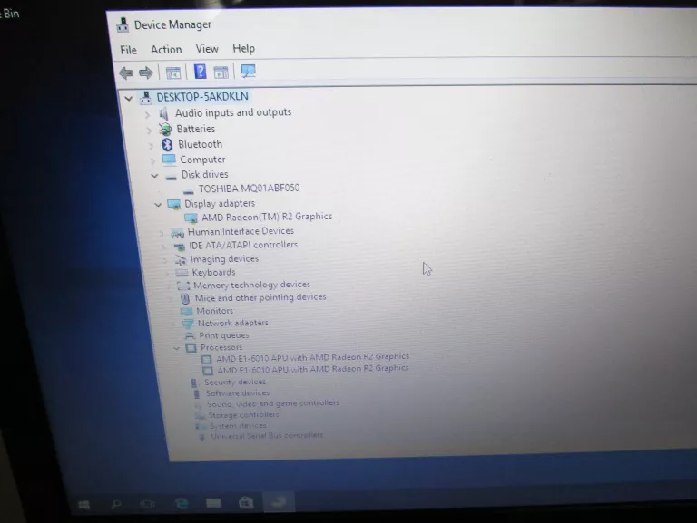 LAPTOP TOSHIBA SATELLITE C50D-B-120