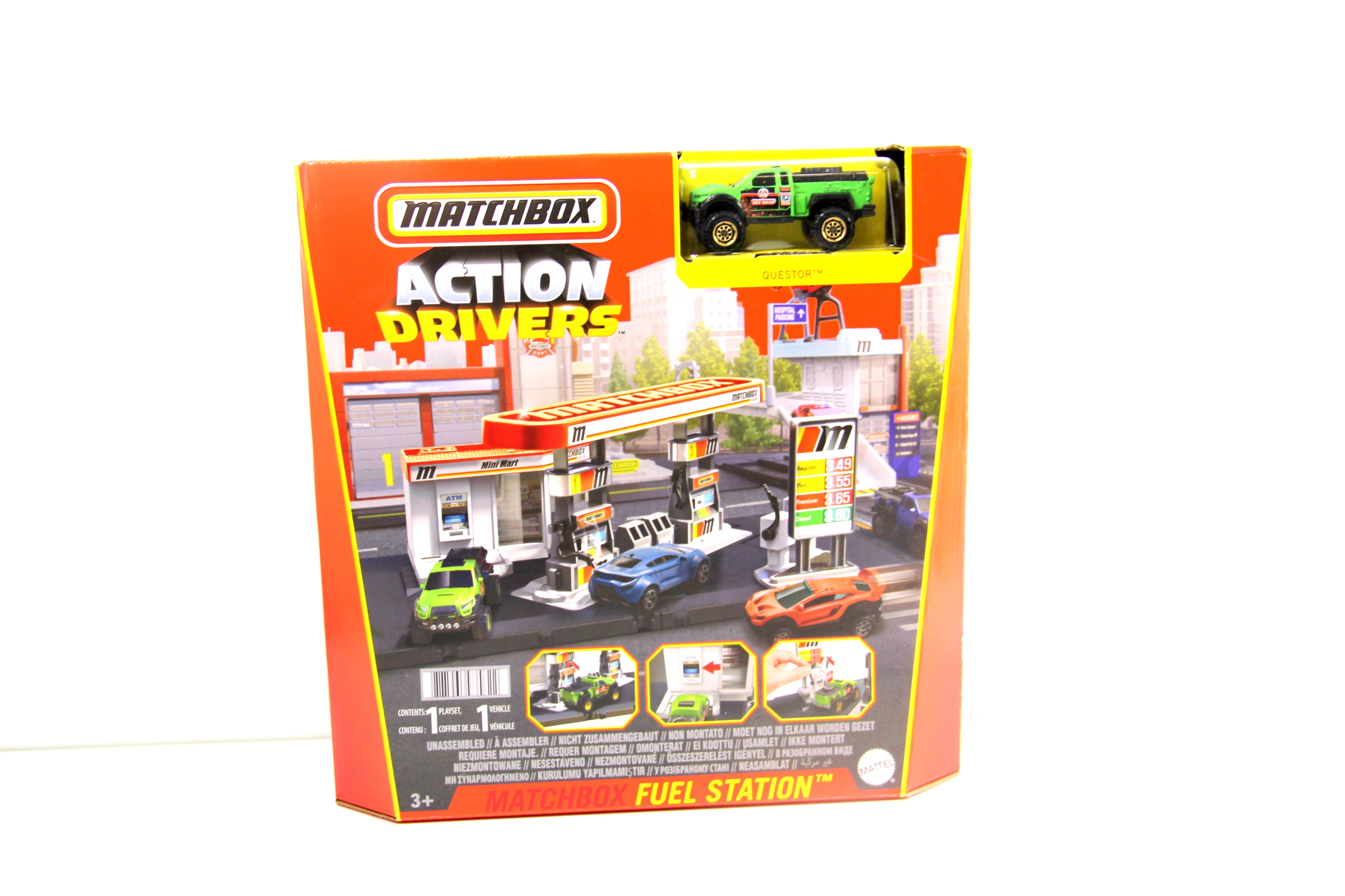 MATTEL ZESTAW STARTOWY STACJA BENZYNOWA MATCHBOX Zestawy Loombard.pl