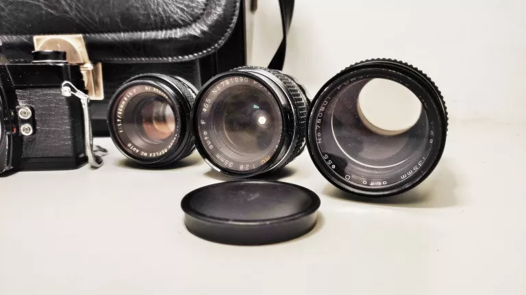 APARAT PORST COMPACT REFLEX S + 3 OBIEKTYWY