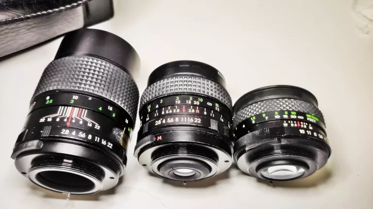 APARAT PORST COMPACT REFLEX S + 3 OBIEKTYWY