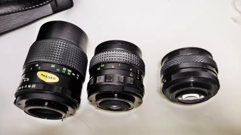 APARAT PORST COMPACT REFLEX S + 3 OBIEKTYWY