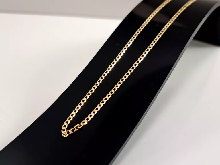 ZŁOTY ŁAŃCUSZEK PANCERKA 585 35CM 1,97G