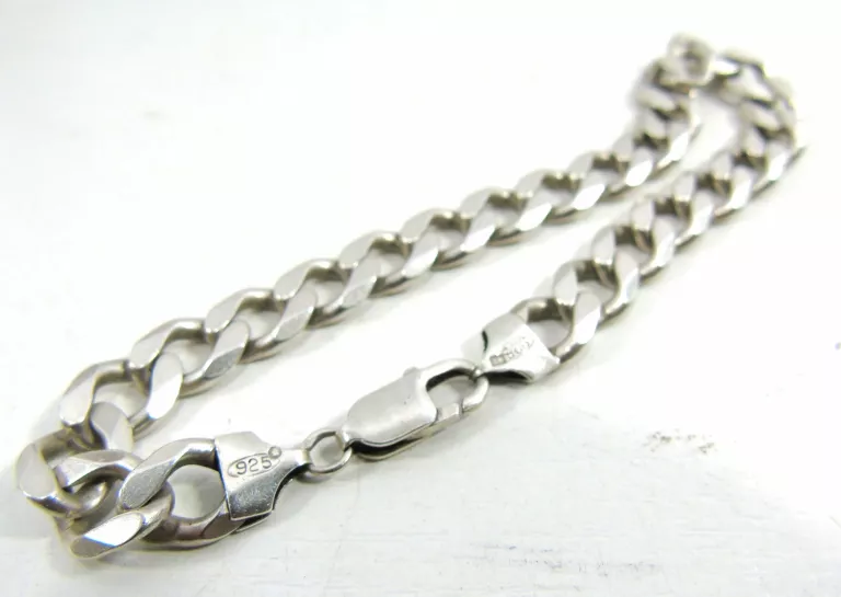 KONKRETNA SREBRNA BRANSOLETKA PR925 DŁ.24CM