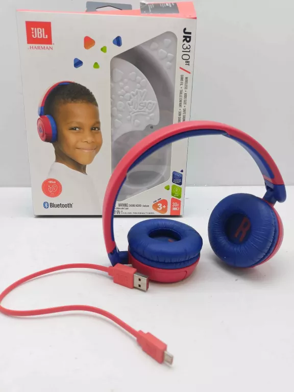 SŁUCHAWKI JBL JR 310 BT KOMPLET