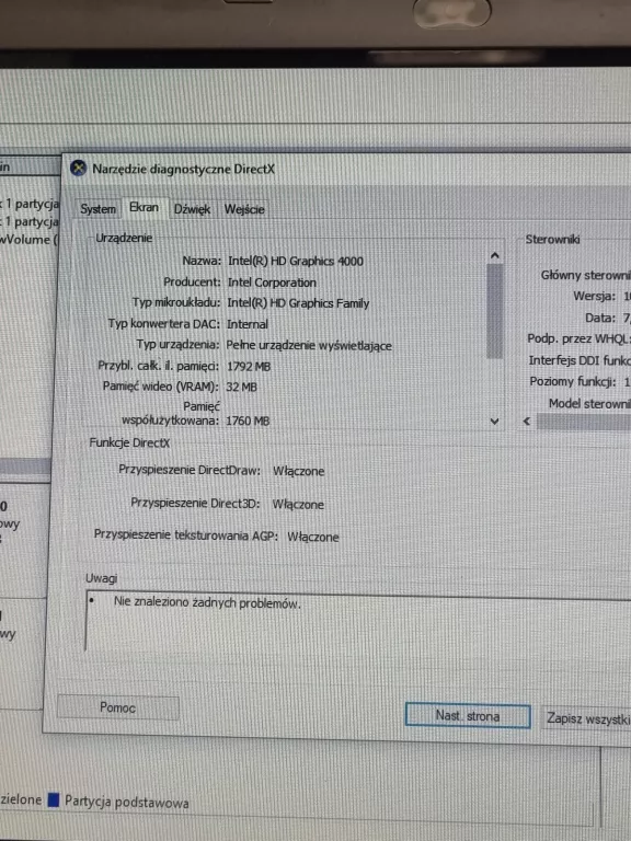 LAPTOP ACER ASPIRE V7-582PG SZARY