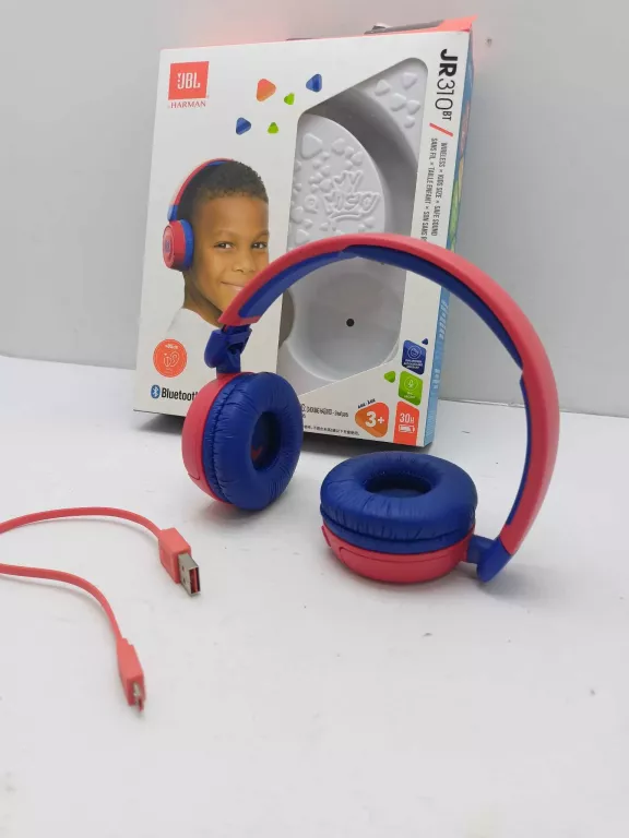 SŁUCHAWKI JBL JR 310 BT KOMPLET