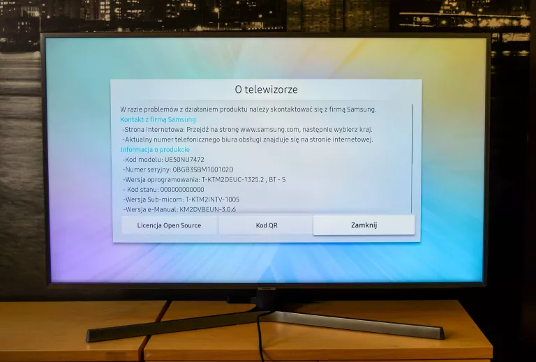 TELEWIZOR SAMSUNG UE50NU7472 TV LED 50" 4K SMART